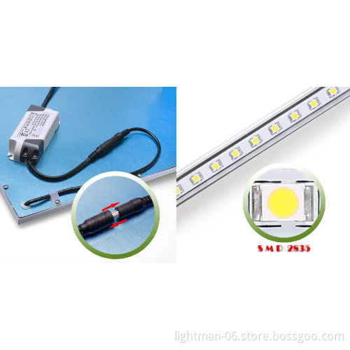 Epistar SMD2835 led light source 600x600 300x300 led light panel,18w led ceiling panel light